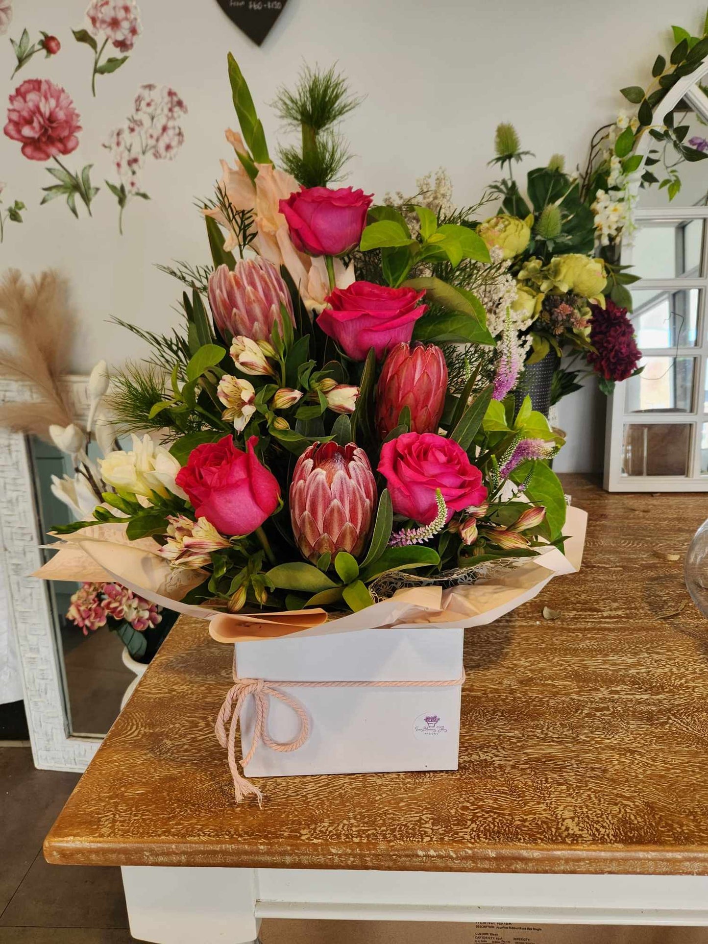 Native Elegance with a Touch of Rose