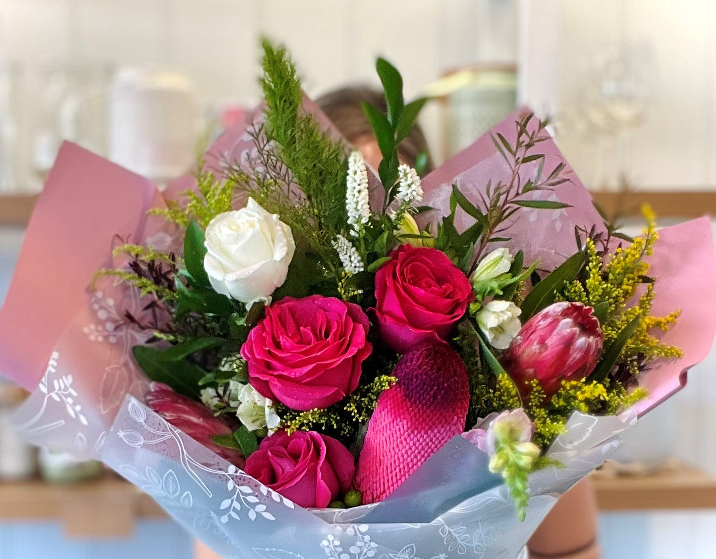 Dreamy Natives & Roses Bouquet