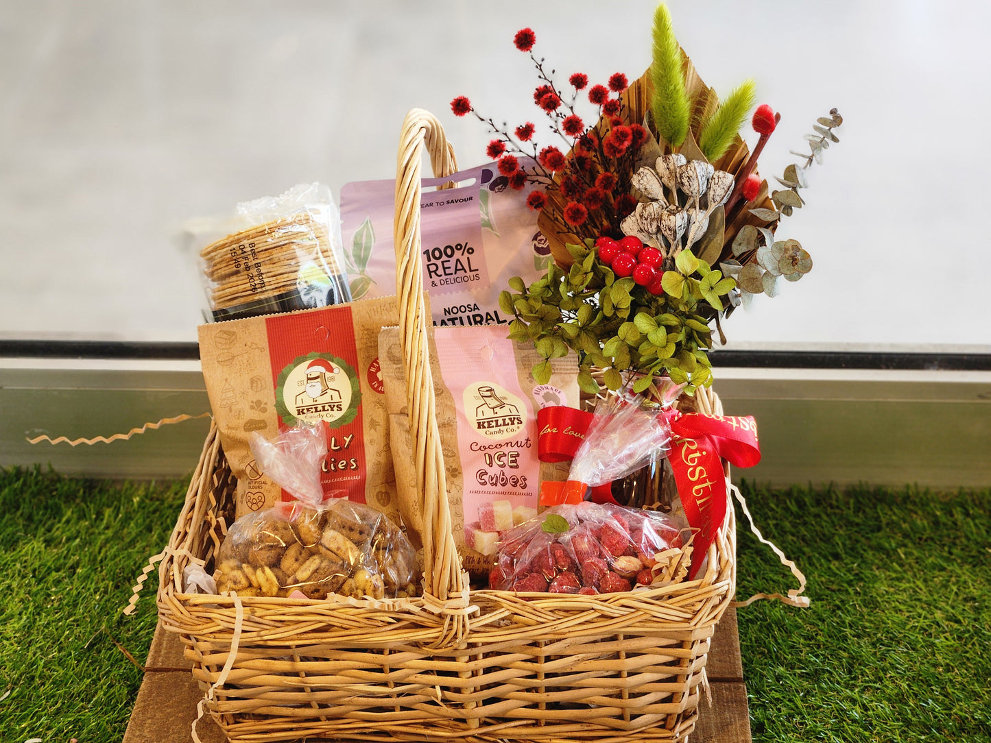 Festive Nibbles & Blooms Hamper